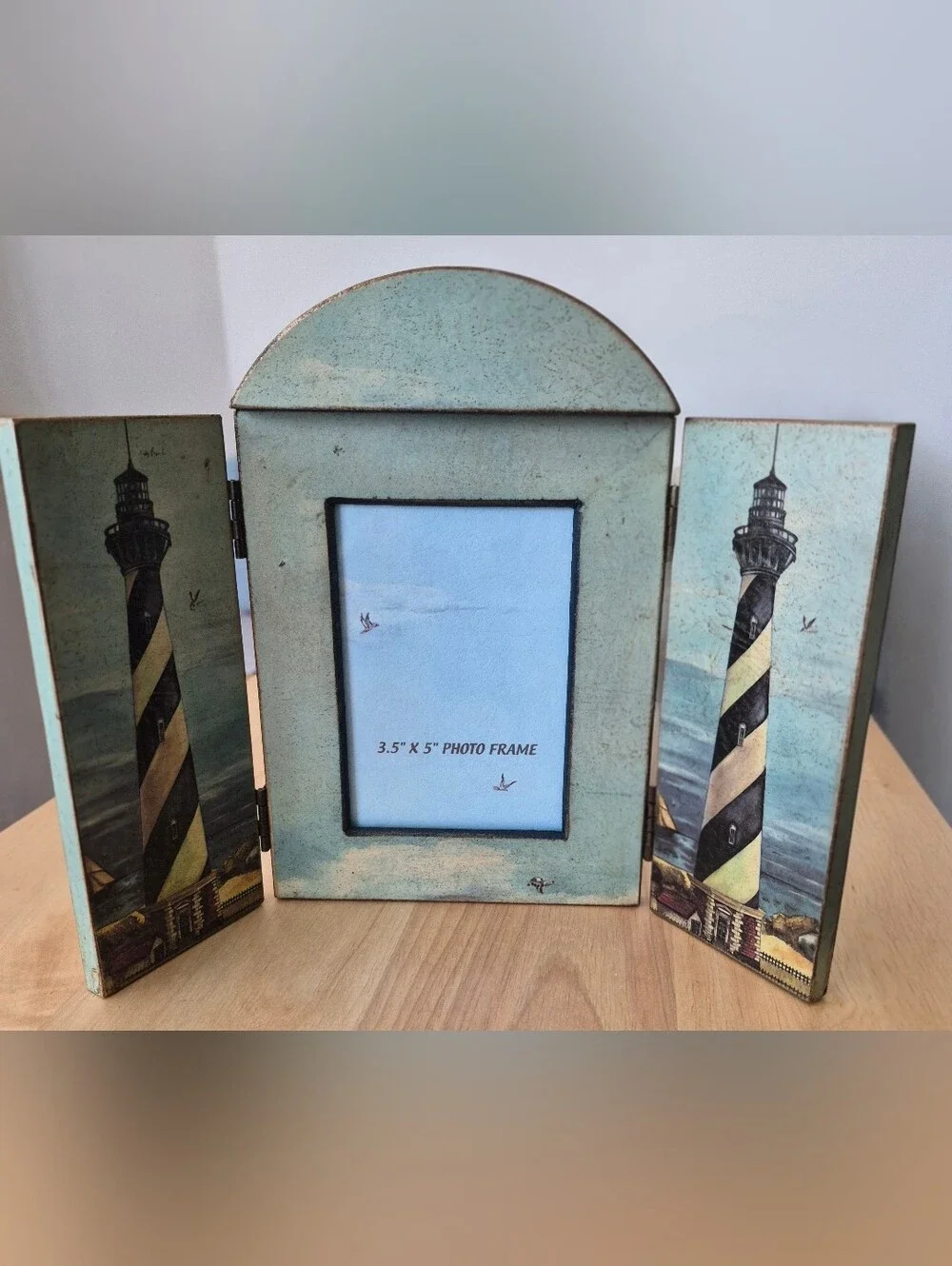 Rustic Lighthouse Triptych 3.5